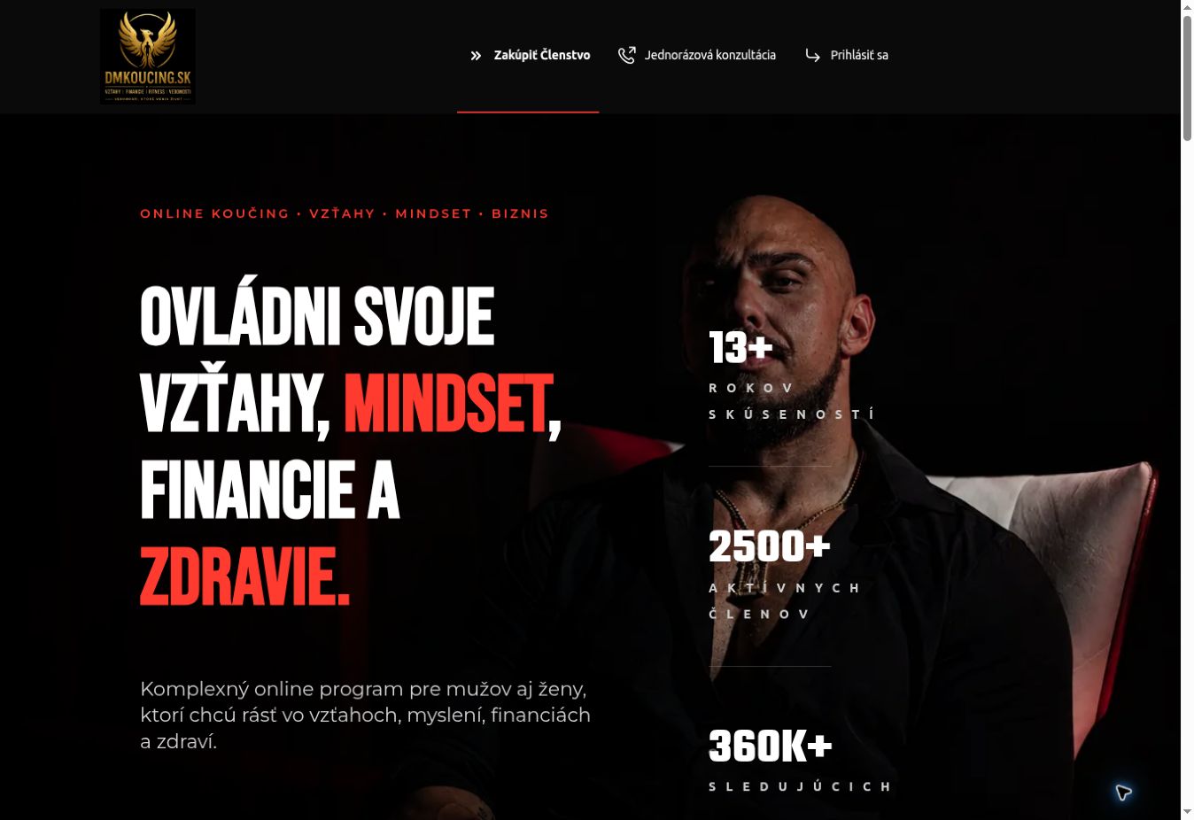 Náhľad platformy DM Koučing